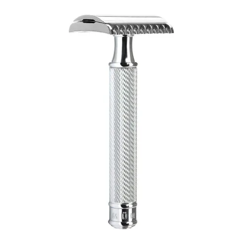 Miniatura 8 de MÜHLE TRADICIONAL R41 - Maquinilla de afeitar de seguridad de doble filo (peine abierto) para hombres, perfecta para uso diario, calidad