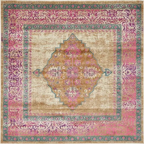 Miniatura 24 de Unique Loom Alfombra moderna vintage de 9 pies por 12 pies (9 x 12 pies) Estocolmo beige contemporánea