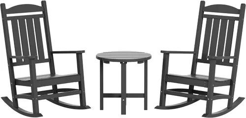 Miniatura 9 de WestinTrends Malibu - Mecedora para exteriores/patio, color lima