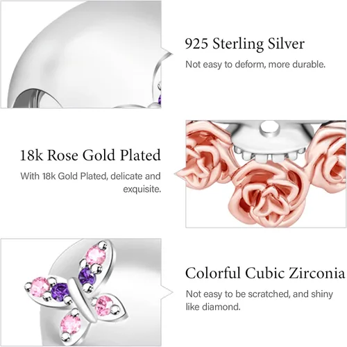 Miniatura 6 de GNOCE Skull Charms for Bracelet 925 Sterling Silver Halloween Charms for Women Girls Wife Daughter Christmas Gift