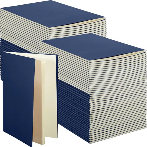 Miniatura 23 de Mimorou 100 piezas de cuadernos diarios a granel - Cuadernos kraft de tapa blanda A5 pequeños de 5.5 pulgadas x 8.3 pulgadas con 60 páginas 30 hojas