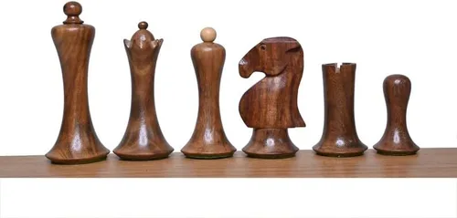 Miniatura 2 de Ulbrich Series - Juego de ajedrez de madera con 2 reinas adicionales, estilo moderno con peso TAJ CHESS STORE