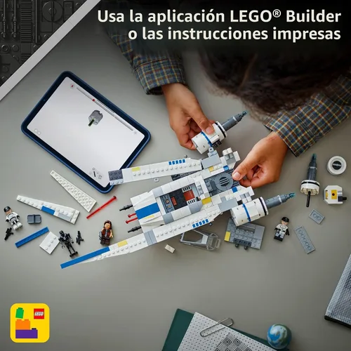Miniatura 6 de LEGO Star Wars Conjunto de Construcción U-Wing de los Rebeldes - Incluye a Cassian Andor, Dedra Meero y K-2SO - Juguete de Acción Modelo para Fans