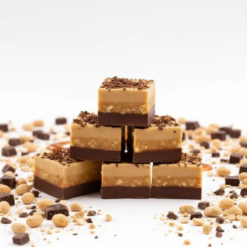 Miniatura 13 de Valley Fudge, Chocolate Caramelo Pecana, Fudge Artesanal Fresco, Mantequilla Verdadera, Dulce Gourmet, Paquete de Media Libra