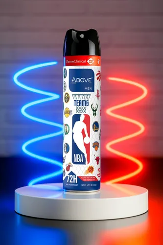 Miniatura 5 de Above NBA - Desodorante antitranspirante en aerosol para hombres TEAMS Protección del sudor y el olor 72H Desodorante en aerosol seco Sin