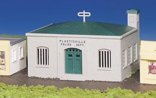 Miniatura 3 de Bachmann Trenes - PLASTICVILLE U.S.A. EDIFICIOS – KITS CLÁSICOS - ESTACIÓN DE POLICÍA - Escala HO