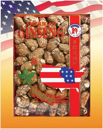 Miniatura 5 de Hsu's SKU 0168-XL8 - Raíces de ginseng americano extra grandes de perlas - Raíces de ginseng entero cultivadas 100% de Wisconsin de primera calidad