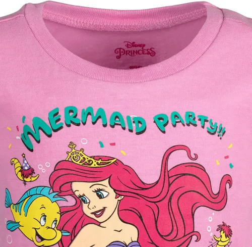Miniatura 4 de Disney Minnie Mouse Princess Belle The Little Mermaid Moana Lilo &Stitch Frozen - Camiseta de cumpleaños para niñas pequeñas a niños pequeños