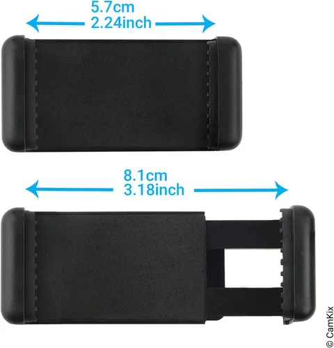 Miniatura 2 de CamKix Kit adaptador de montaje de zapata caliente compatible con teléfono, cámara de acción para el montaje flash de tu cámara DSLR - Graba tu