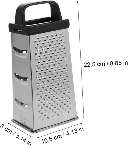Miniatura 2 de Rallador de cuatro caras de acero inoxidable y picador de verduras Rebanador multifuncional para papas, tomates, pepinos y zanahorias, gadget