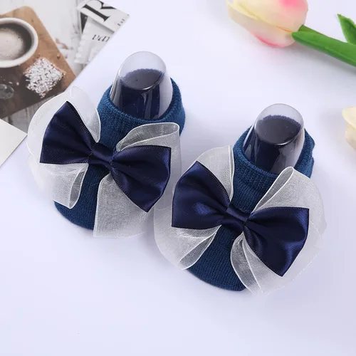 Miniatura 2 de Ropa de bebé de 24 meses para niñas y niños pequeños, calcetines de Bowkot, calcetines para el suelo, calcetines de princesa