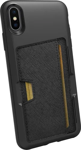 Miniatura 22 de Smartish Funda tipo cartera para iPhone 13 Pro – Wallet Slayer Vol. 2 [delgada + protectora] tarjetero con función atril - Azul sobre verde Blues