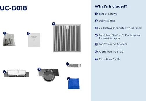 Miniatura 6 de Hauslane Campana Extractora Bajo Gabinete de 30 Pulgadas, Ventilación de Campana para Cocina Campana de Ventilación Silenciosa, LED de Ahorro