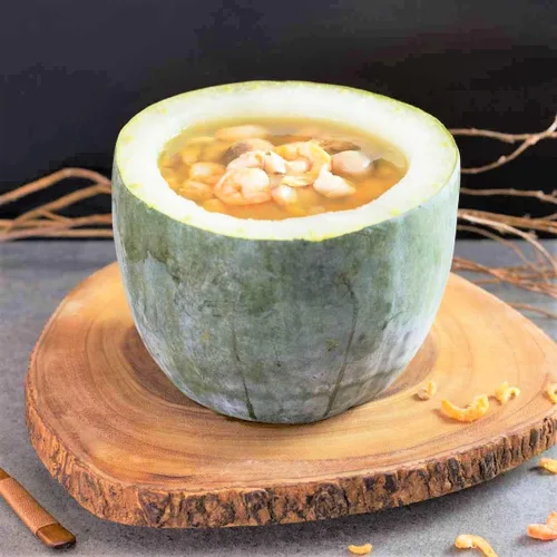Miniatura 4 de TomorrowSeeds - Semillas gigantes de melón de invierno - Más de 20 unidades - para plantar 2026 calabaza de cera de ceniza piel blanca chino Dong