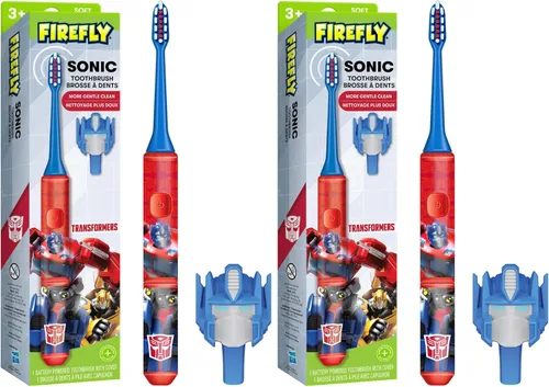 Miniatura 11 de FIREFLY Cepillo de dientes sónico Transformers con cubierta 3D, suave, a partir de 3 años