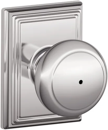 Miniatura 37 de Schlage F10 AND 716 ADD - Pomo Andover con moldura Addison, cerradura de paso para pasillos y armarios, bronce envejecido