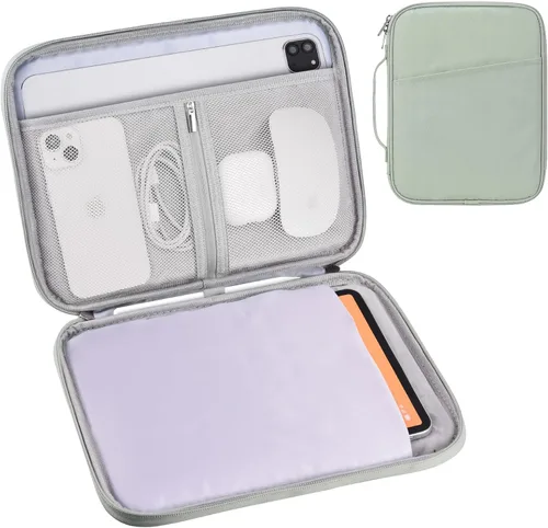 Miniatura 16 de Funda de transporte para iPad de 9 a 11 pulgadas, bolsa acolchada para tableta de viaje para iPad Pro de 11 pulgadas (M4), iPad 10.9