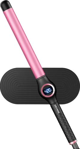 ORYNNE Varita rizadora de 1 pulgada para cabello largo, barril extra largo varita rizadora de cerámica, 7 temperaturas ajustables para todo tipo de