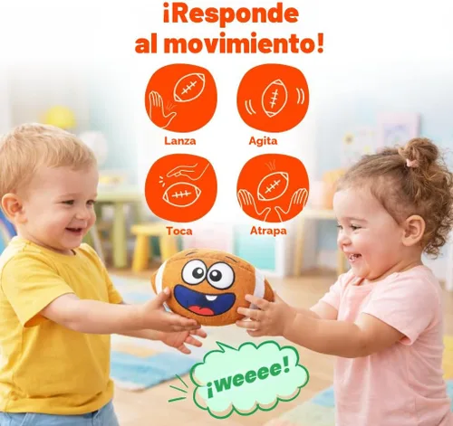 Miniatura 3 de Move2Play, Hilariously Interactive Toy with Music & Sound Effects for Boy & Girl Ball for Toddler & Baby 6, 12, 18+ Months 1, 2, 3+ Year Old