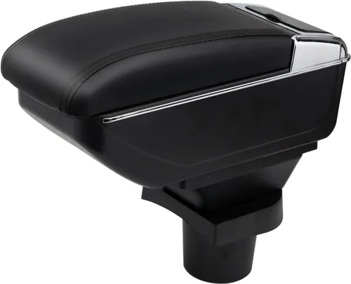 Miniatura 8 de Reposabrazos de Consola para Mini Cooper Coupe R50 R52 R53 R56 R57 R58 F55 F56 F57 Countryman (3 USB, Negro)