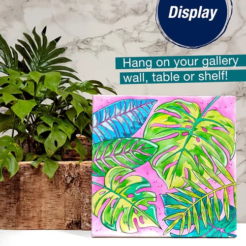 Miniatura 6 de Faber-Castell - Pintura por número Acuarela Bold Floral – Kit de pintura para adultos