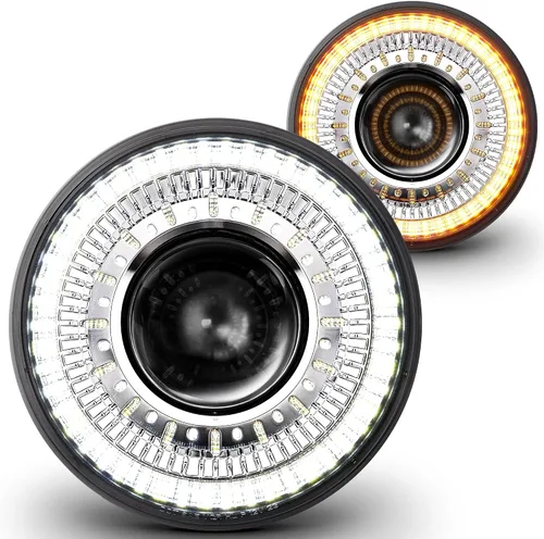 Miniatura 13 de TRUE MODS Faros LED de 7 pulgadas H6024 + luces antiniebla de 4 pulgadas para Jeep Wrangler JK Unlimited JKU Accesorios 2007-2018
