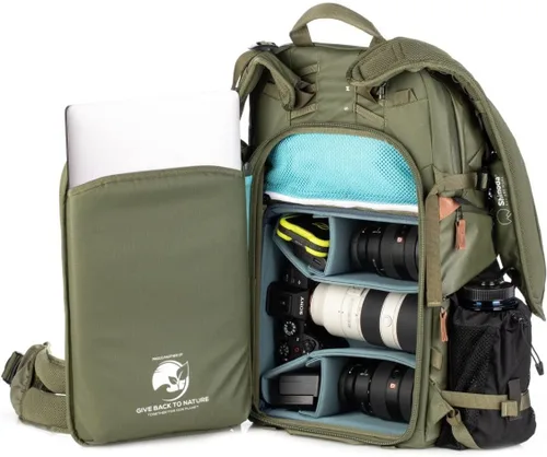 Miniatura 3 de Shimoda Explore v2 35 Starter Kit (con unidad central DSLR mediana), paquete de viaje de fotografía al aire libre de aventura paisajística, Verde