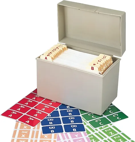 Smead AlphaZ ACCS - Etiqueta alfabética codificada por colores, A-Z, colores surtidos (67170)