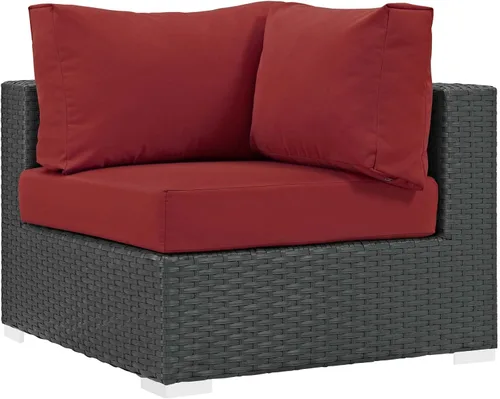Miniatura 29 de Modway - Sillón para exteriores Lienzo toscano