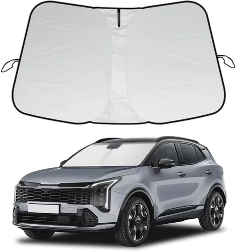 Miniatura 33 de Parasol para parabrisas delantero mejorado 2025 para Honda Civic 2022-2024, reflector, plegable, parasol para parabrisas de automóvil, parasol