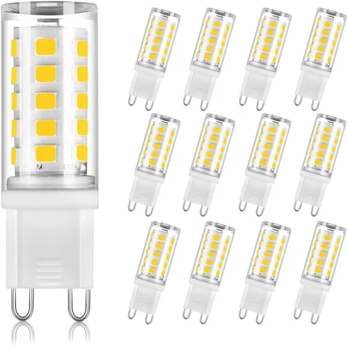 Miniatura 8 de G9 LED Bulb 4W, 40W G9 Halogen Bulb Replacement, Non-Dimmable Warm White 3000K G9 LED, 6-Pack
