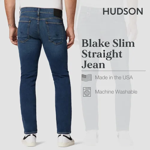 Miniatura 6 de HUDSON Men's Blake Slim Straight Jean Rp