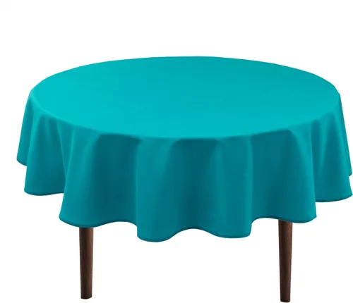 Miniatura 14 de Hiasan Mantel redondo de 30 pulgadas – Mantel de tela de poliéster impermeable resistente a las manchas a prueba de derrames, para comedor, cocina