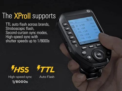 Miniatura 3 de Godox XProII-S TTL - Disparador de flash inalámbrico compatible con Sony, transmisor flash inalámbrico HSS 2.4G 1/8000s, TTL-Convert-Manual