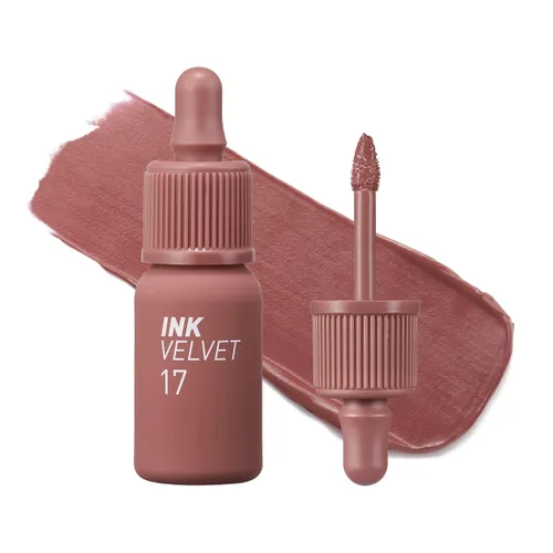 Miniatura 15 de Peripera Ink Airy Velvet - Tinte labial de alta pigmentación, ligero, suave, hidratante (030 WAKE UP CHERRY)