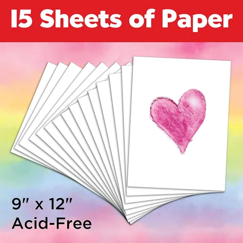 Miniatura 4 de Faber-Castell Bloc de papel para acuarela, 9 x 12 pulgadas, 15 hojas, cuaderno de bocetos de color de agua prensada en frío, 140 libras/300 GSM