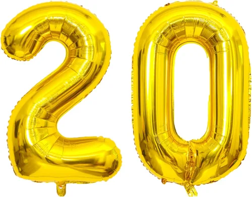 Miniatura 67 de SINBEE Globo dorado del número 10, papel de aluminio Mylar de 40 pulgadas, decoración de fiesta reutilizable para cumpleaños, aniversario, Oro