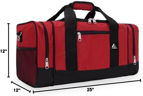 Miniatura 7 de Everest Equipaje-bolso deportivo - grande, RojoNegro), 025-RDBK