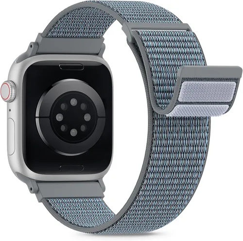 Miniatura 12 de Nylon Loop Sport Band Compatible with Apple Watch Bands 38mm 40mm 41mm 42mm for Women Men, iWatch Wrist Straps for Se, Series 11 10 9 8 7