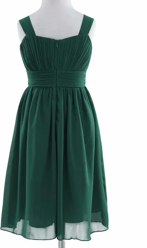 Miniatura 3 de YiZYiF Vestido de fiesta formal para dama de honor y dama de honor sin mangas para niñas grandes