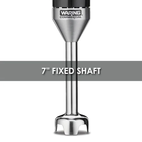 Miniatura 4 de Waring Commercial Big Stix Batidora de Inmersión de Mano de Servicio Ligero, Eje Fijo de 7", Sumergible, 2 Velocidades, 100 Vatios, Grado