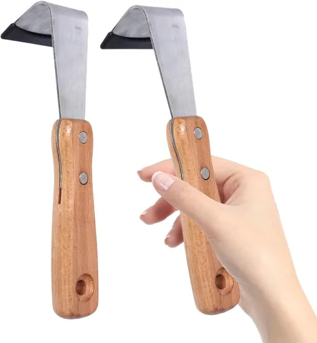 DOITOOL Cuchillo raspador de corteza de jardinería, herramienta manual ergonómica para quitar corteza de árbol para árboles frutales, cortador de