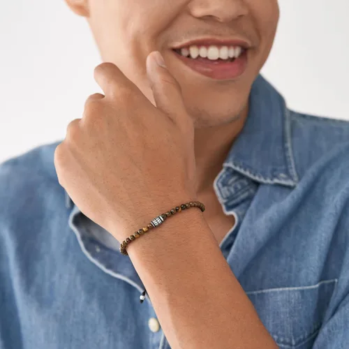 Miniatura 26 de Fossil para Hombre Wellness pulsera de abalorio