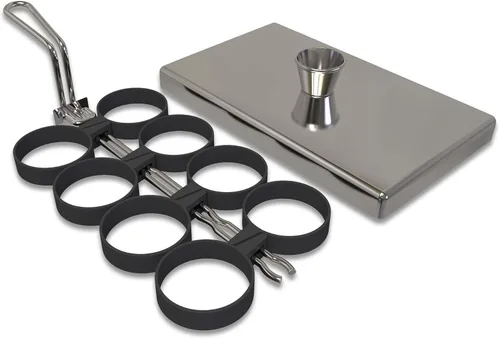 Miniatura 11 de Rattleware Anillos para huevos de acero inoxidable, grado comercial, cocción uniforme, mango resistente al calor, ideales para freír huevos