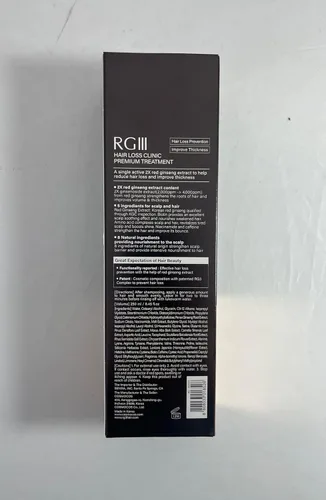 Miniatura 5 de RGIII RG3 PREMIUM TRATAMIENTO 2X RED GINSENG PREVENCIÓN DE LA PÉRDIDA DE CABELLO