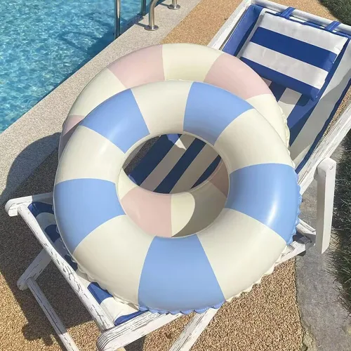 Miniatura 6 de Audaisyly Anillo de natación para niños, flotadores inflables de piscina, tubo de natación, balsa de juguete con frutas, decoraciones de sirena