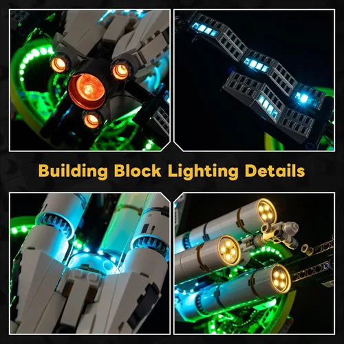 Miniatura 4 de Kyglaring LED Light Kit Compatible with Lego Project Hail Mary 11389 Building Blocks Building Set - Upgraded Remote Control & Multi-Mode Dimming