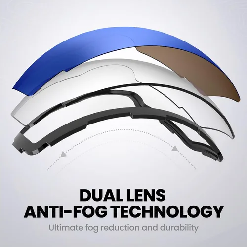 Miniatura 4 de OutdoorMaster Lentes de repuesto para gafas de esquí PRO - Más de 20 opciones Vlt 15% Azul
