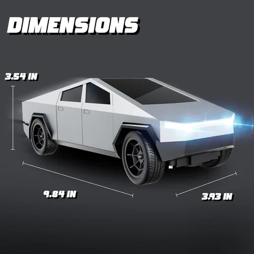 Miniatura 4 de Coche de control remoto, escala de autos RC 1:24, vehículo eléctrico todo terreno, luces LED, juguetes de automóvil, camiones monstruo, regalo