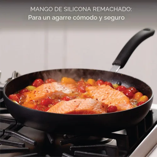 Miniatura 5 de T-fal Ultimate - Juego de 2 Piezas de Sartenes Antiadherentes de Anodizado Duro, 10, 12 pulgadas, aptas para horno 400F, utensilios de cocina, juego